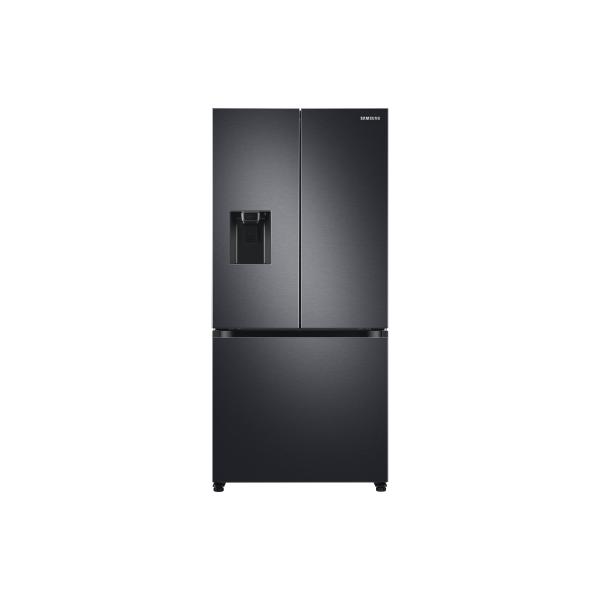 Samsung rf50a5202b1 frigorifero side-by-side libera installazione 495 litri matte black classe energetica f dispenser acqua senza allaccio idrico nero