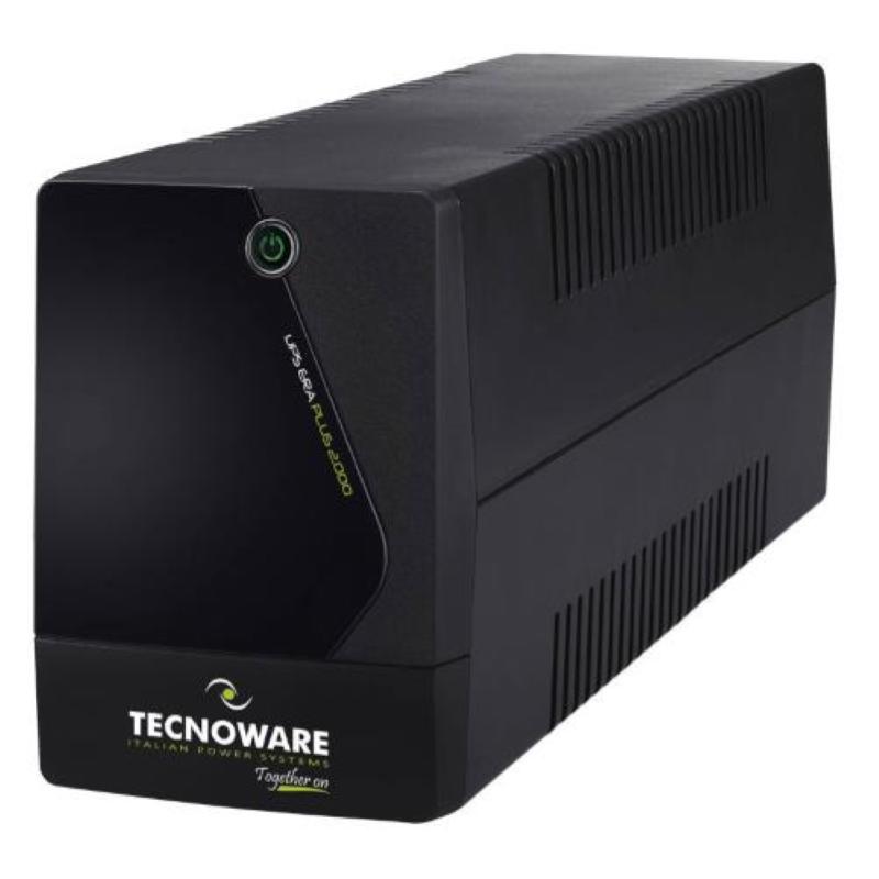 Tecnoware era plus 2000 ups 2000va/1400w tecnologia line interactive con stabilizzatore usb batteria 9ah iec