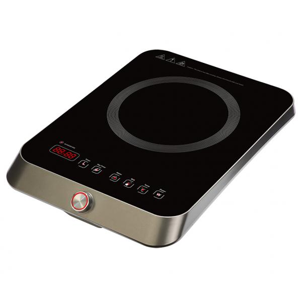 Rgv turbo2000 piastra ad induzione adatta per pentole con diametro compreso tra 12 e 26 cm timer con display lcd 2000w