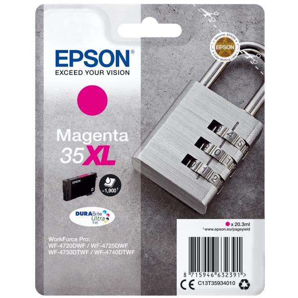 Epson cartuccia ink lucchetto 35xl magent