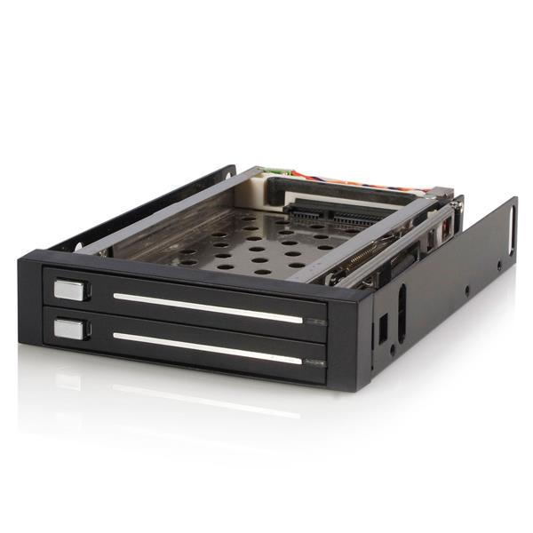 Startech backplane per rack portatile trayless hot-swap sata 2.5 2 unita`