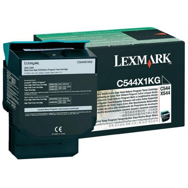 Lexmark c544x1kg toner nero per c544-x544 6.000 pg
