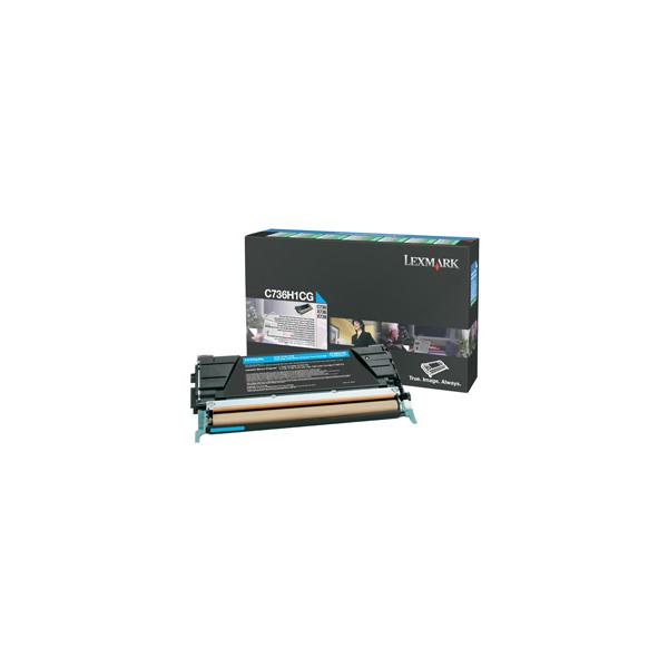 Lexmark c0736h1cg toner ciano per c 736 dn/ 736 dtn e 736 n