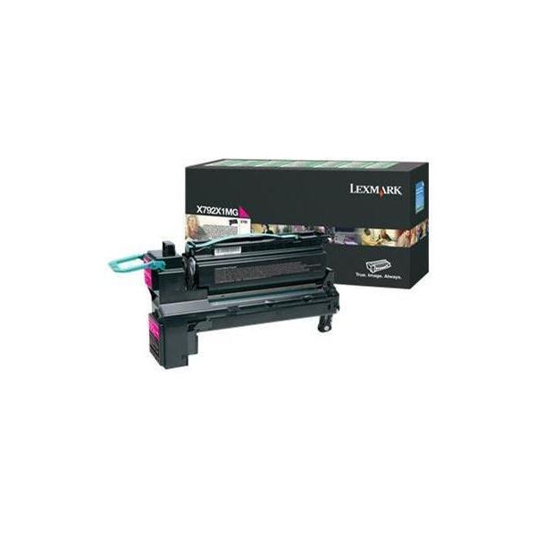 Lexmark x792x1mg toner magenta per c792de/dhe/dte/e 20.000 pag
