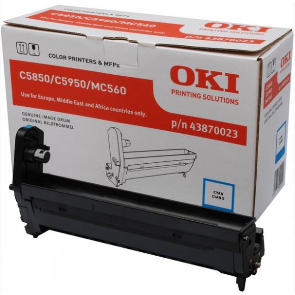 Oki 43870023 tamburo ciano peer c5850-c5950 20.000 pag