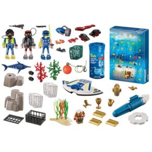 Playmobil calendario dell`avvento bagno colorato per polizia