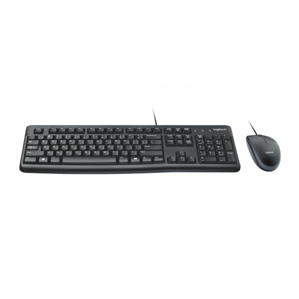 Logitech desktop mk120 set mouse e tastiera usb international nsea
