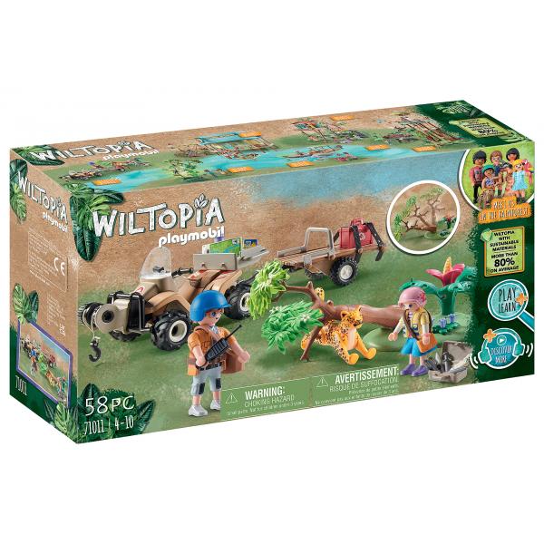 Playmobil quad soccorso animali amazzonia