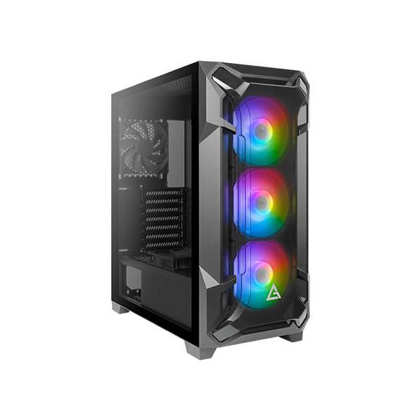 Antec cabinet df600 flux argb bt atx 2 usb 3 fan 120mm