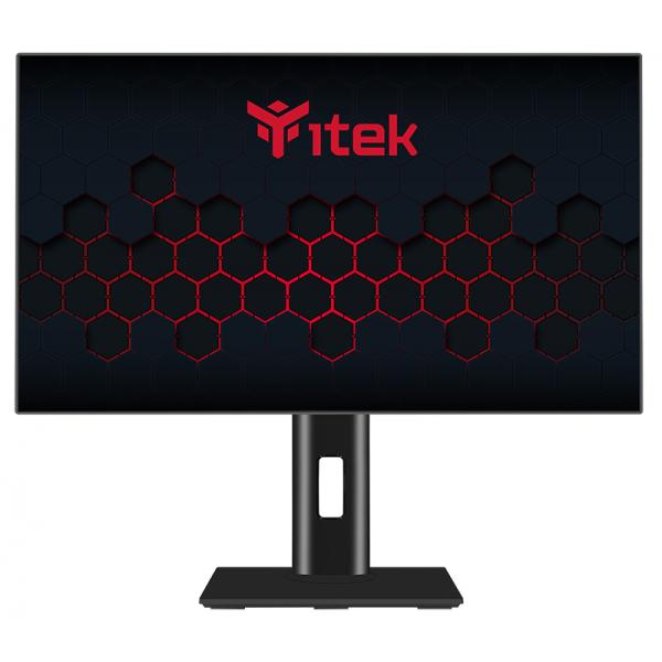 Itek ggf monitor gaming 27`` flat wqhd, 2560x1440, ips, 100hz, 16:9, 4ms od, hdmi, display port, speaker, hdr ready , amd freesync, compatibile con nvidia g-sync
