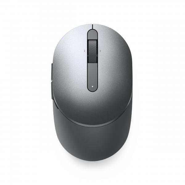 Dell ms5120w mouse wireless a rf + bluetooth ottico 1600dpi mano destra titan gray