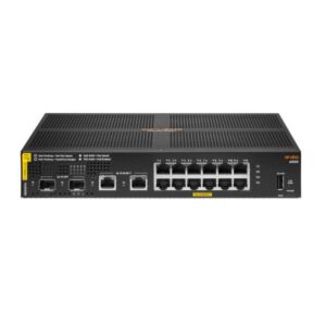 Switch r8n89a aruba cx 6000 12 x 10/100/1000 class4 (poe 139w) + 2 x 1gb baset + 2 x 1gb sfp garanzia a vita limitata