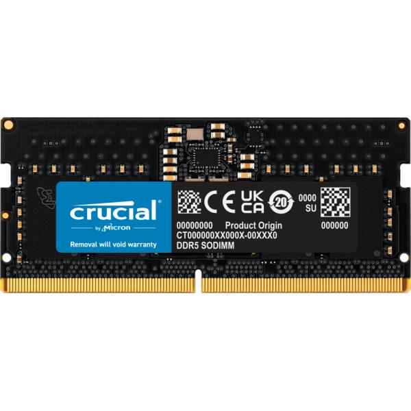 Crucial ct8g48c40s5 memoria ram per laptop 8gb ddr5 4800 mhz