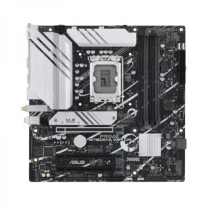 Asus prime b760m-a wifi d4 scheda madre intel b760 (lga 1700) matx, pcie 4.0, 2 slot m.2, 2.5gb ethernet, wi-fi 6, displayport, dual hdmi, sata 6 gbps, usb 3.2 gen 2 e gen 1 type-c, aura sync