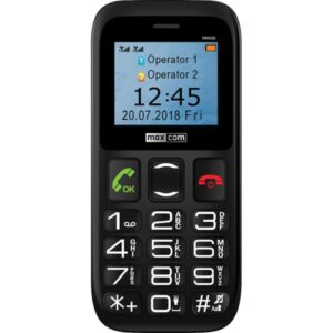 Maxcom comfort mm426 1.77`` telefono per anziani con tasto sos nero