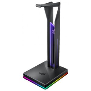 Asus rog throne qi stand supporto per cuffie con ricarica wireless rgb usb 3.1
