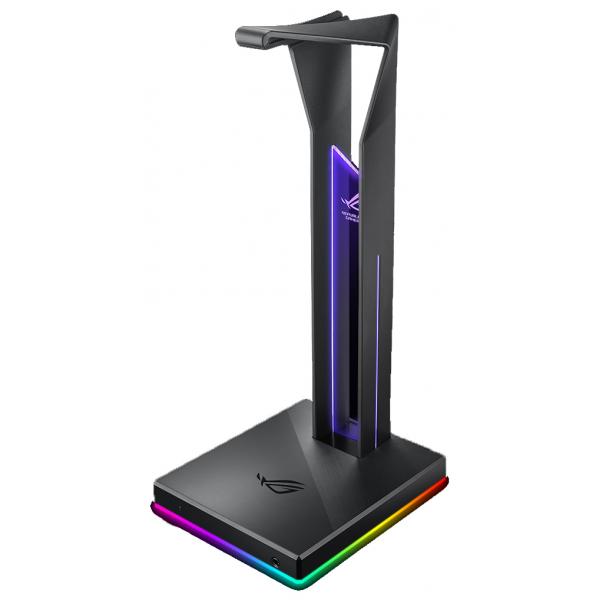 Asus rog throne qi stand supporto per cuffie con ricarica wireless rgb usb 3.1