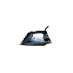 Black & decker ferro da stiro a vapore 2.400w con piastra in ceramica colore nero/blu