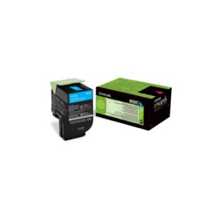 Lexmark 802c toner ciano per cx410de/ cx410dte e cx410e