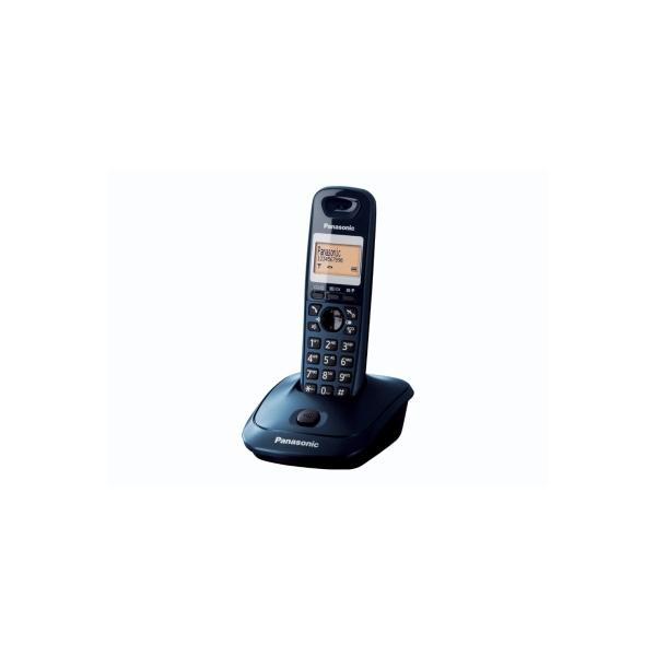 Panasonic kx-tg2511jt cordless dect-gap display 1,4`` vivavoce id chiamante rubrica blu