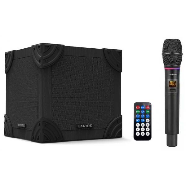 Empire speaker portatile qubo con microfono 100w microfono ice incluso