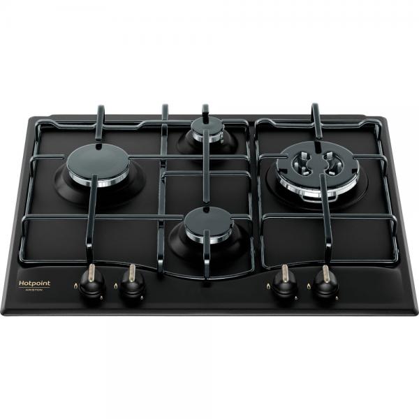 Hotpoint ariston pcn 640 t (an) r -ha piano cottura a gas 4 zone 60 cm nero