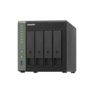 Qnap ts-431x3 nas chassis tower annapurna labs alpine al-314 1.7ghz ram 4gb-4 bay hdd/ssd 2.5/3.5-1 slot sfp+ 2xrj-45-s.o. qnap turbo system black