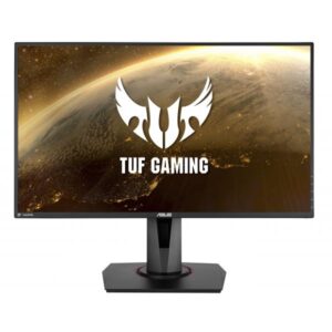 Asus tuf gaming vg279qm monitor gaming 27â? , fullhd (1920x1080), 280hz, ips, tempo di risposta 1ms, g-sync, adaptive sync, flicker free, hdr 400, riduzione luce blu, gameplus, regolabile, nero