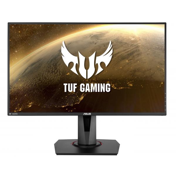 Asus tuf gaming vg279qm monitor gaming 27â? , fullhd (1920x1080), 280hz, ips, tempo di risposta 1ms, g-sync, adaptive sync, flicker free, hdr 400, riduzione luce blu, gameplus, regolabile, nero