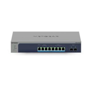 Netgear ms510txup switch di rete gestito l2-l3-l4 10g ethernet 100-1000-10000 supporto power over ethernet grigio-blu
