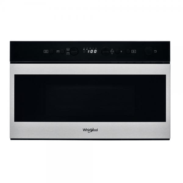 Whirlpool w7mn840 forno a microonde da incasso capacita` 22 litri potenza 700 w double crisp steam jetfrost 60 cm acciaio inox