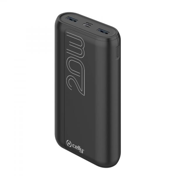 Celly power bank pd 20w 20000 evo black