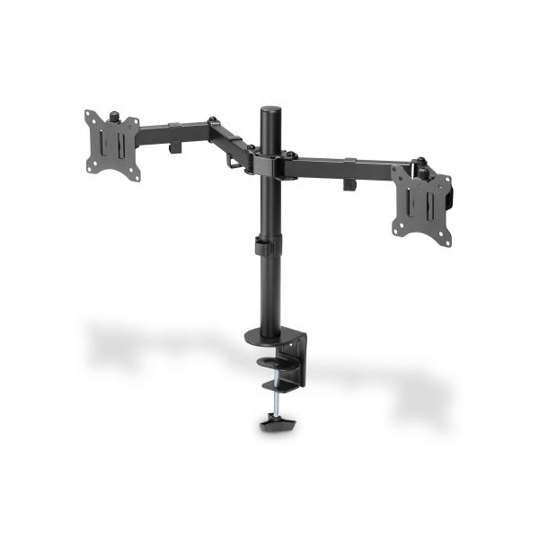 Digitus fissaggio a incastro per monitor doppio 17``-32`` 2x8kg max nero