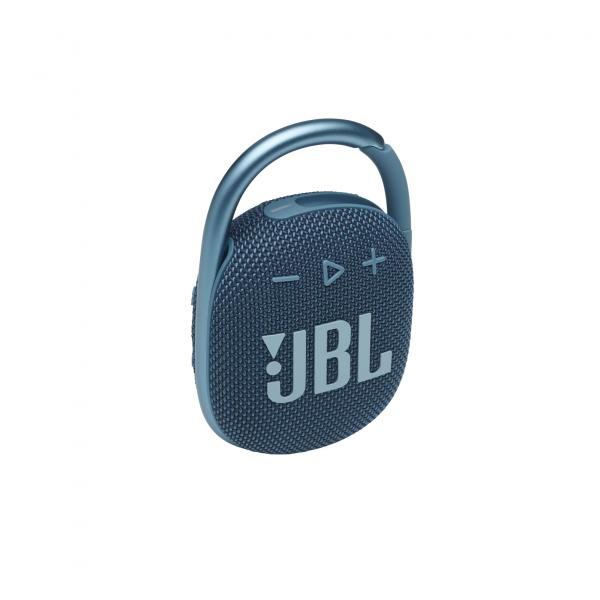 Jbl sp clip 4 altoparlante wireles bluetooth con moschettone integrato design compato ipx67 blu