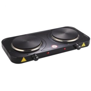 Ardes fornello elettrico con 2Â piastre 2500w nero