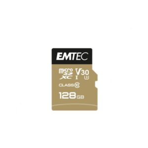 Emtec speedin pro micro sdxc 128gb classe 10 uhs speed class 1 u3 video speed class v30