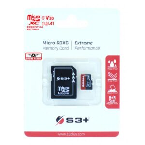 S3 plus s3sdc10v30e-256gb 256gb microsdhc uhs-i u3 v30