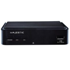 Majestic decoder digitale terrestre dvb-t-t2 hd ingresso usb 2.0 per la riproduzione di fle multimediali