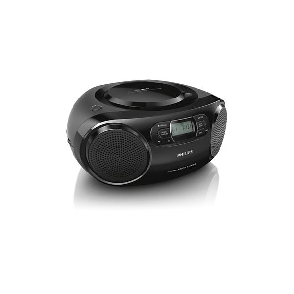 Philips azb500/12 stereo portatile con lettore cd dab, dab+, cd, cd-r, cd-rw