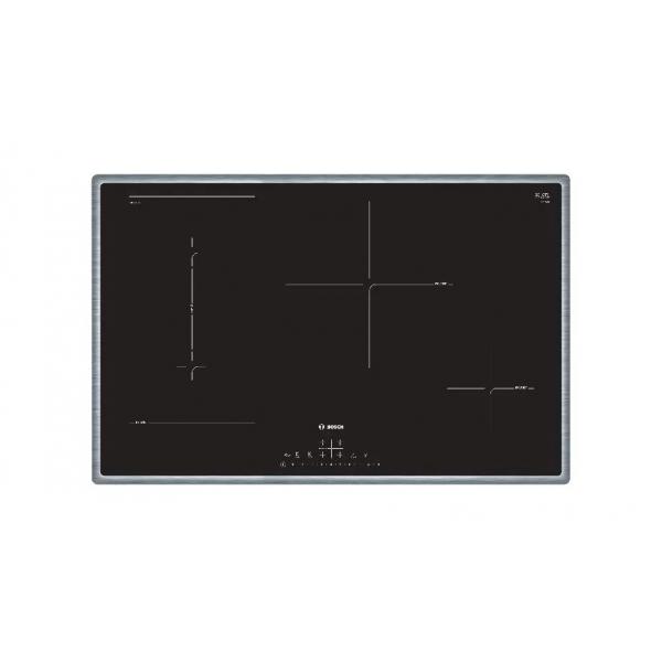 Bosch pvs845fb5e serie 6 piano cottura a induzione in vetroceramica 4 zone directselect combizone movemode powerboost 80 cm nero