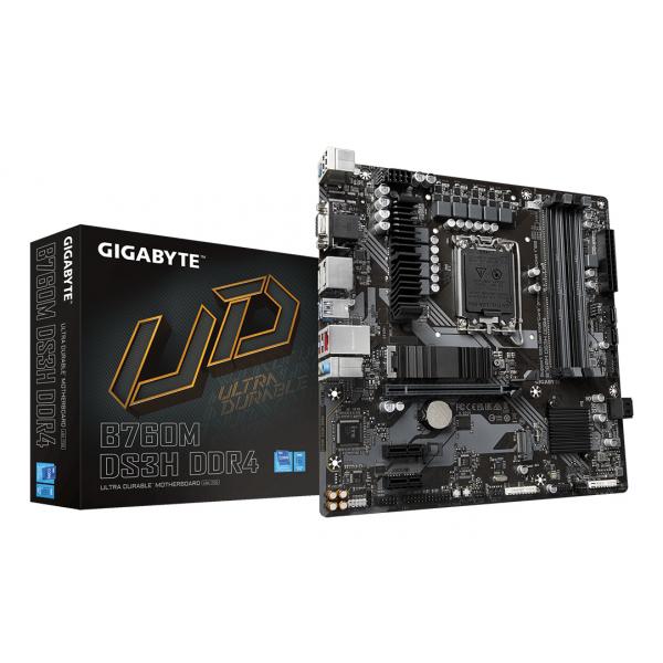 Gigabyte b760m ds3h ddr4 scheda madre intel b760 lga 1700 micro atx