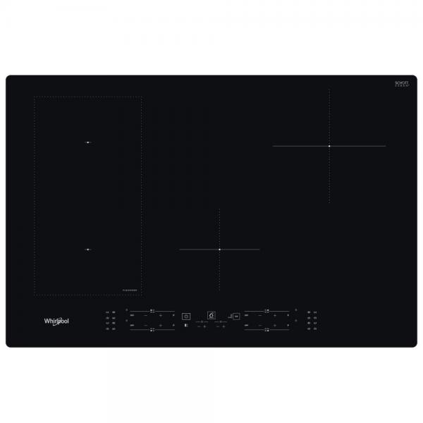 Whirlpool wl b2977 ne piano cottura a induzione 4 zone 77 cm nero