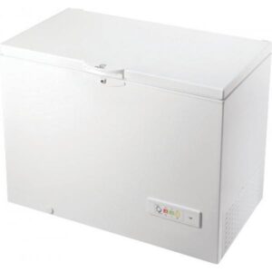 Indesit os 1a 300 h congelatore a pozzetto capacita` 311 litri classe energetica a+ statico flat back bilanciatura coperchio bianco