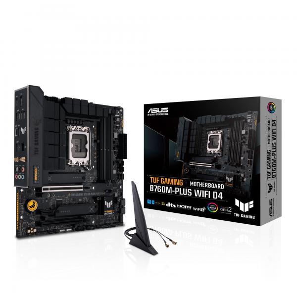 Asus tuf gaming b760m-plus wifi d4 intel b760 lga 1700 micro atx