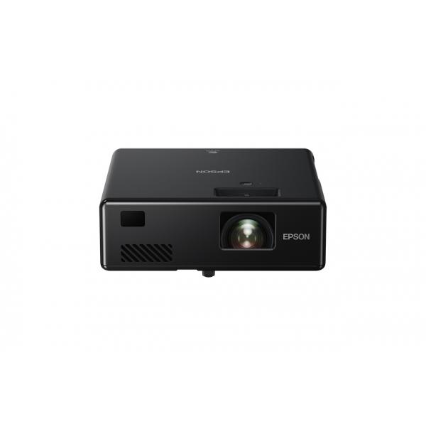 Epson ef-11 videoproiettore tv laser 1000 ansi lumen 3lcd 16:9 correzione trapezoidale verticale e orizzontale quick corner screen mirroring hdmi usb-a 2.0 miracast presa jack uscita altoparlante incorporato nero