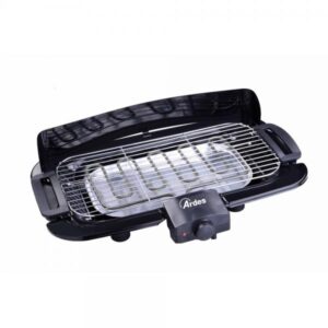 Ardes ar1b02 barbecue elettrico senza fumo 2000w no schizzi griglia elettrica portatile nero