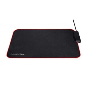 Trust gxt 765 glide-flex rgb (23646) - mousepad con bordo illimuniato e hub 4pt usb integrato