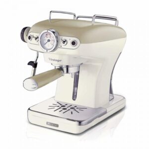 Ariete macchina da caffe` espresso 138913 polvere + cialde, cappuccinatore, beige
