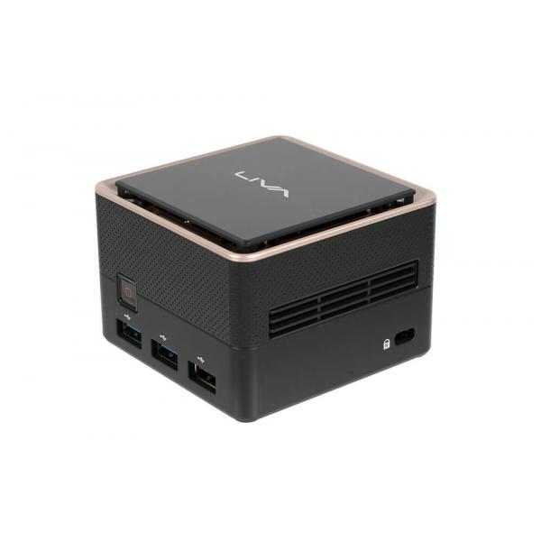 Ecs liva q3 plus mini pc amd ryzen v1605b 2ghz ram 8gb-emmc 128gb-win 10 prof black (95-677-mz6a04)