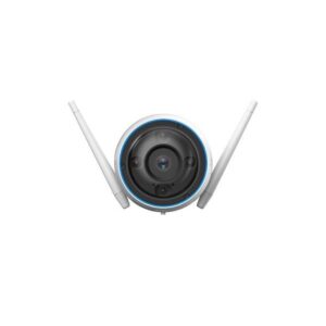 Ezviz h3 telecamera wi-fi smart home ip 2k da esterno con luce strobo e sirena 3mp inteligenza artificiale visione notturna a colori comunicazione bidirezionale slot schede micro sd bianco